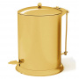 Devon&Devon Waltz Ведро для мусора, с крышкой и педалью, напольный, цвет: светлое золото