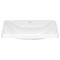 Duravit D-Neo Раковина встраиваемая сверху 60х44см, без перелива, без отв., цвет: белый
