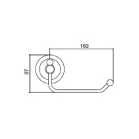 Sbordoni Calla Держатель туалетной бумаги, подвесной, цвет: бронза