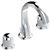 THG Jaipur metal Смеситель для раковины, 3 отв., цвет: хром