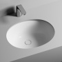Умывальник овальный встраиваемый под столешницу Element 510*420*195мм, с крепежом и шаблоном для установки Ceramica Nova белый 