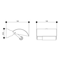 Bongio Axel, Держатель для туалетной бумаги, подвесной, цвет: хром