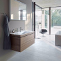 DURAVIT L-Cube комплект мебели, Тумба C-bonded, раковина  с фронтом, 50см, цвет: Американский орех