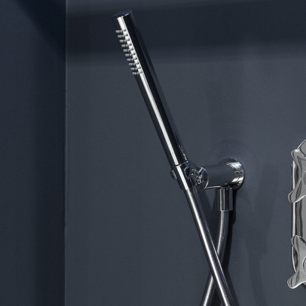 Antonio Lupi Timbro Ручной душ в комплекте с держателем и настенным выпуском, со шлангом 150 см, цвет: хром