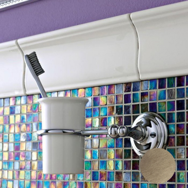 Sbordoni Calla Стакан с держателем, подвесной, цвет: керамика/бронза