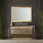 VITAGE milldue edition MAJESTIC 07 Комплект мебели 154х60хh78см., напольная, раковина, зеркало, отделка: стекло Bronzo acidato/black crom