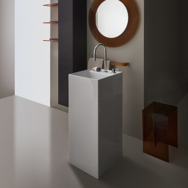 Laufen Kartell  Раковина 37.5х43.5х90 см, 3 отв., без перелива, цвет: белый