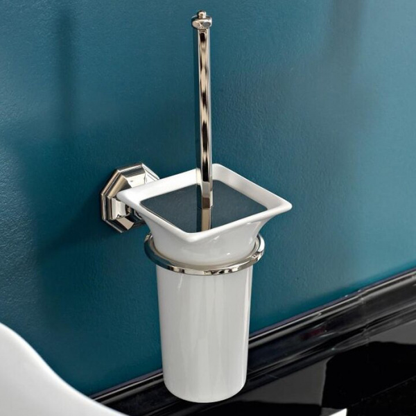 Sbordoni Deco Навесной ершик, подвесной, цвет: керамика/хром