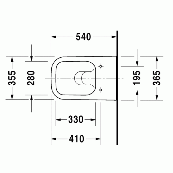 Duravit Happy D.2 Plus Унитаз подвесной rimless 36.5x54см вкл. крепление Durafix, цвет: антрацит матовый