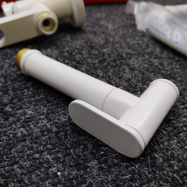 Gattoni Набор Гигиенический душ со встроенным смесителем, цвет: белый матовый