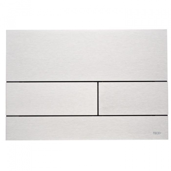 TECEsquare II, панель смыва с двумя клавишами металлическая, цвет: нержавеющая сталь, сатин*