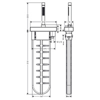 Axor Edge Душевой набор на край ванны, душ 2jet, цвет: черный