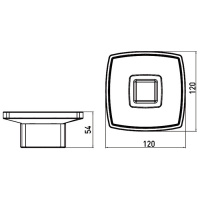 Emco Loft  Мыльница настольная, цвет: полированная сталь/хрусталь