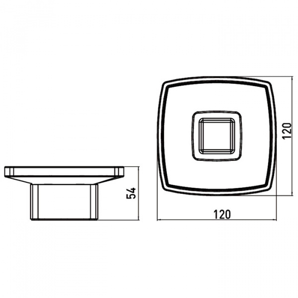 Emco Loft  мыльница настольная, цвет: хром/хрусталь