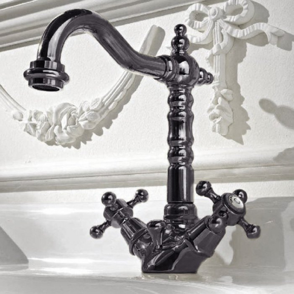 Sbordoni Londra Смеситель для раковины на 1 отверстие, цвет: черный никель