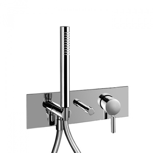 Fantini Nostromo Смеситель для ванны/душа, встраиваемый, цвет: нержавеющая сталь