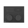 Gessi Hi-Fi Термостат для душа, 1 источник, внешняя часть, цвет: Black Metal Brushed PVD