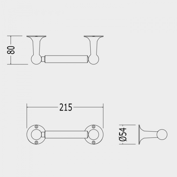 Devon&Devon New York Бумагодержатель, подвесной, цвет: золото