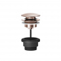 Gessi 316 Донный клапан нажимной “Stop&Go”, для раковин без перелива, цвет: Copper Brushed PVD