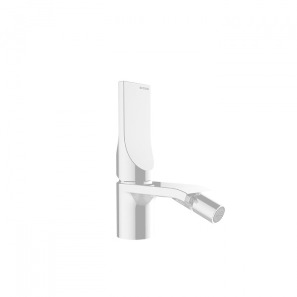 Bossini Apice Смеситель для биде на 1 отверстие, однорычажный, с донным клапаном, цвет: белый матовый