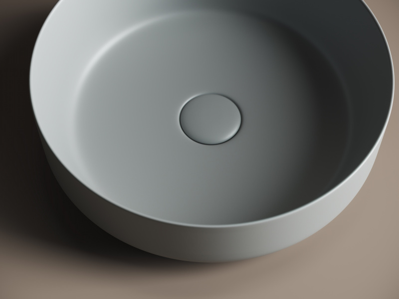 Умывальник чаша накладная круглая (цвет Антрацит Матовый) Element 390*390*120мм Ceramica Nova антрацит матовый CN6022MH