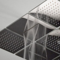 Antonio Lupi Душевая система Lamattonella 25 см х 25 х 0,5 см с каскадом