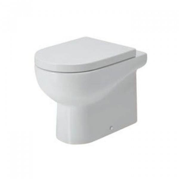 AZZURRA NUVOLA Унитаз напольный 55х35см, цвет: белый, сиденье на выбор