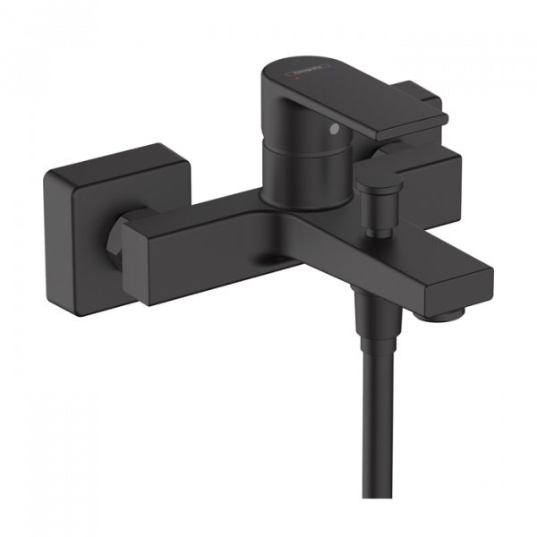 Hansgrohe Vernis Shap Смеситель для ванны, однорычажный, цвет: матовый черный