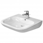 Duravit D-Code Раковина 60х55 см, 1 отв., с переливом, цвет: белый