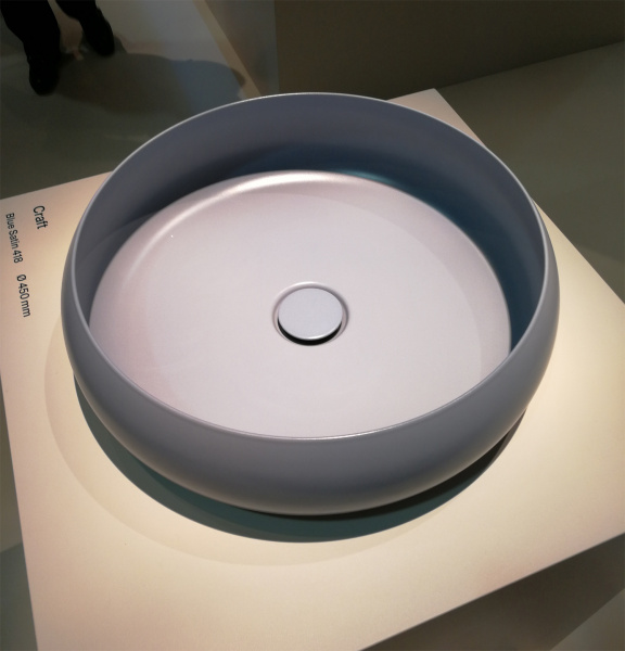 Bette Craft Раковина-чаша 45х45х12 cм, без отв., на столешницу, без перелива, цвет: blue satin