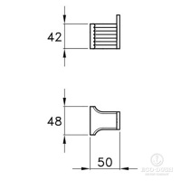 Stella Casanova Крючок подвесной, 1082 цвет: хром
