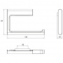 Emco Flow Держатель туалетной бумаги без крышки, подвесной, цвет: хром