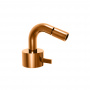 Fantini AF/21 Смеситель для биде, 1 отв., излив: 130 мм, цвет: Matt Copper PVD