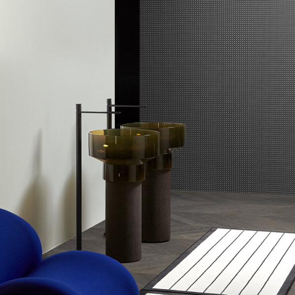 Antonio Lupi Bolgheri Раковина 50х90 см, без отв., напольная, слив в пол, с сифоном и донным клапаном, пьедестал из пробки Natural, Cristalmood, цвет: Gran_cru