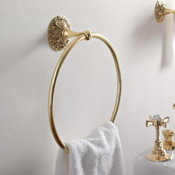 Sbordoni Flora Держатель для полотенца кольцо, подвесной, цвет: бронза