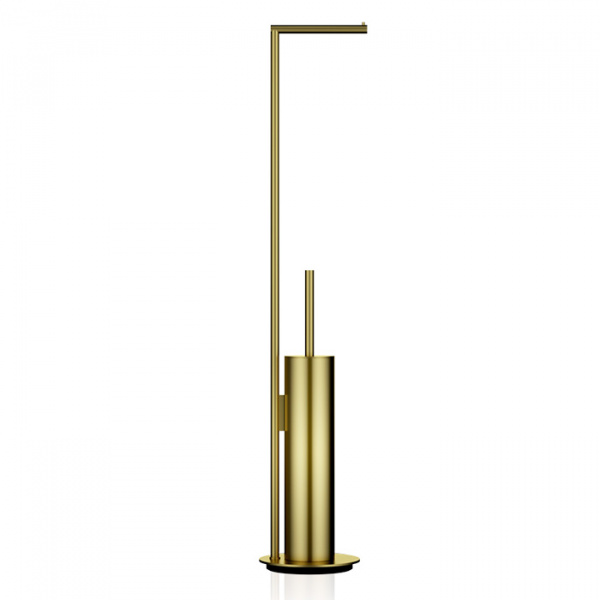 Decor Walther  Mikado SBK Напольная стойка 73.5см., с ершиком и бумагодержателем, цвет: латунь