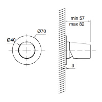 Antonio Lupi Indigo Смеситель, встраиваемый, цвет: графит