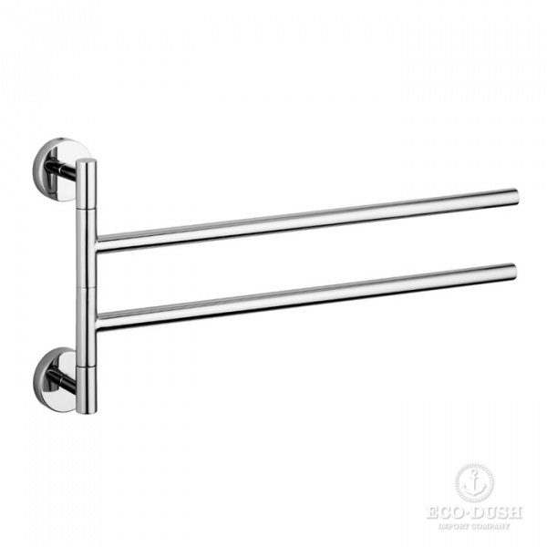 Stella Lucilla Полотенцедержатель 33см., подвесной двойной 1081 цвет: хром
