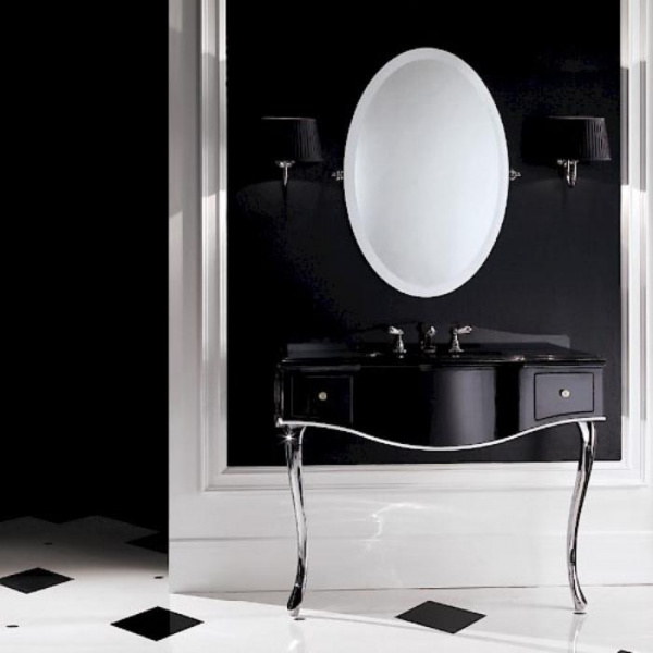 Devon&Devon Audrey Комплект мебели 111х57,5хh89,5/99,5 см. цвет: черный / хром