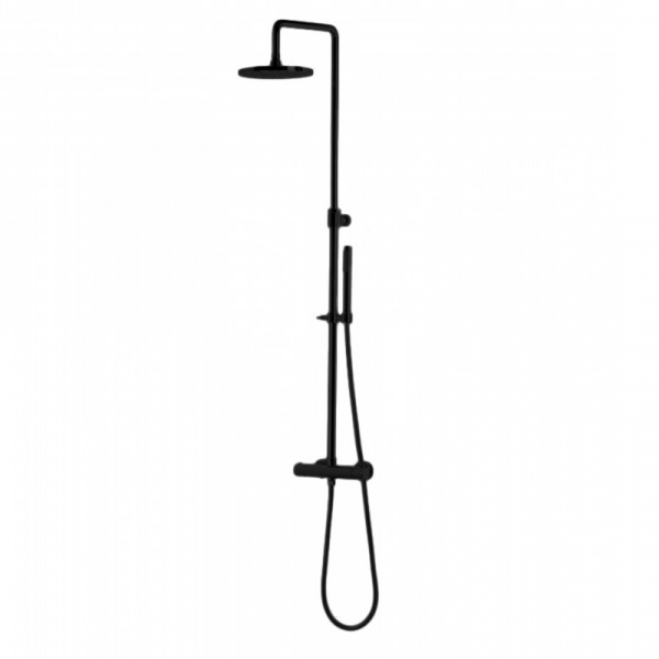 Термостатический смеситель для душа Bongio T Mix, цвет: черный матовый