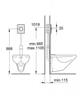 Панель смыва для унитаза Grohe Surf 37063000