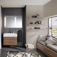 Burgbad Crono Раковина 81x50 см, 1 отв., цвет: белый