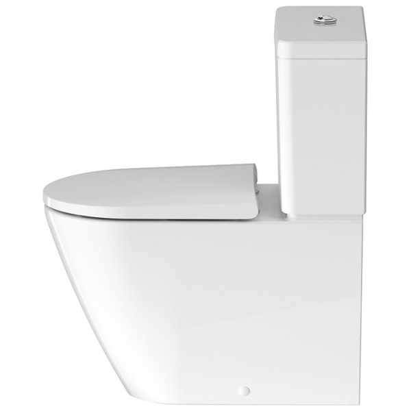 Duravit D-Neo Моноблок 37x65 см, безободковый, слив универсальный, цвет: белый