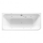 Ванна акриловая Duravit (Дуравит), 1800х80 нестандартной формы, пристенная