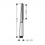 Hansgrohe Rainfinity Ручной душ 100 1jet, цвет: шлифованный черный хром