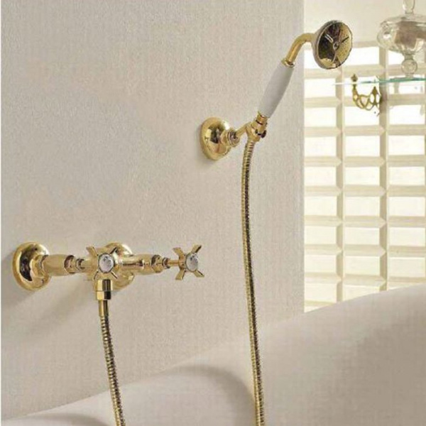 Sbordoni Antica Смеситель для душа на 3 отверстия, цвет: глянцевая латунь