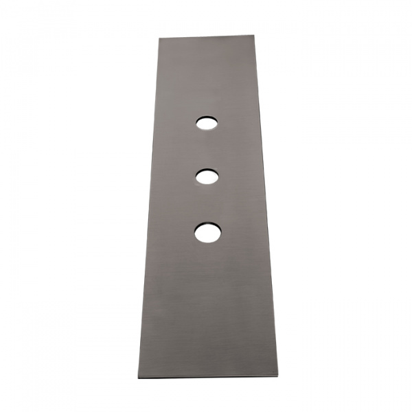 Gessi 316 Пластина на 3 отверстия для монтажного бокса, цвет: brushed black metal pvd