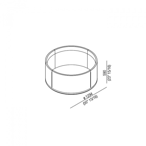 Agape In-Out Ванна отдельностоящая 195х129х57.5 см, мрамор Marquina