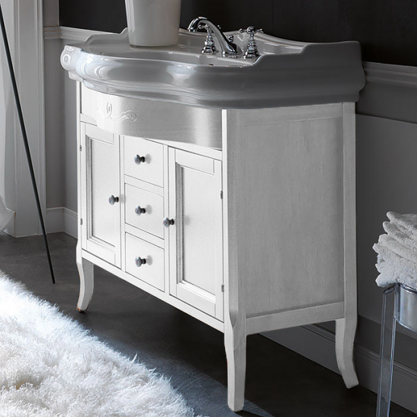 Kerasan Retro Комплект мебели 100см, Цвета: bianco matt.