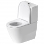 Duravit D-Neo Моноблок 37x65 см, безободковый, слив универсальный, цвет: белый